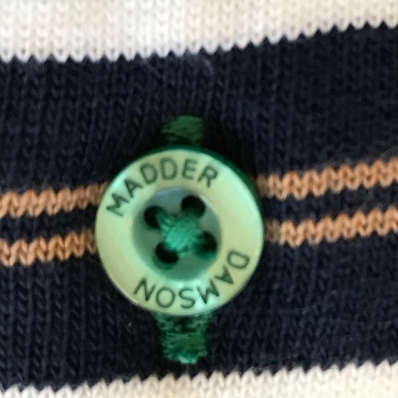 DAMSON MADDER 100% ORGANIC COTTON CASSIA SHRUNKEN RUGBY - Picture 6 of 14